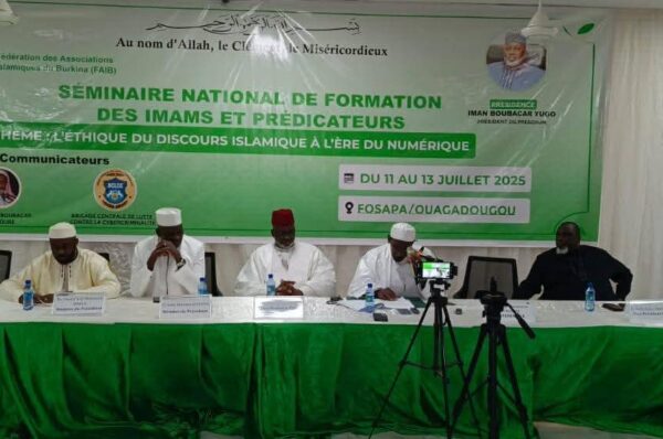 Burkina/Islam : Plus de 250 imams formés sur l’harmonisation du discours islamique et l’utilisation responsable des réseaux sociaux