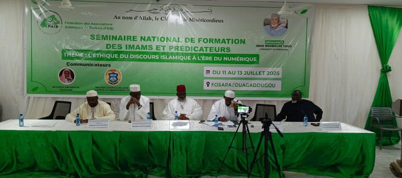 Burkina/Islam : Plus de 250 imams formés sur l’harmonisation du discours islamique et l’utilisation responsable des réseaux sociaux