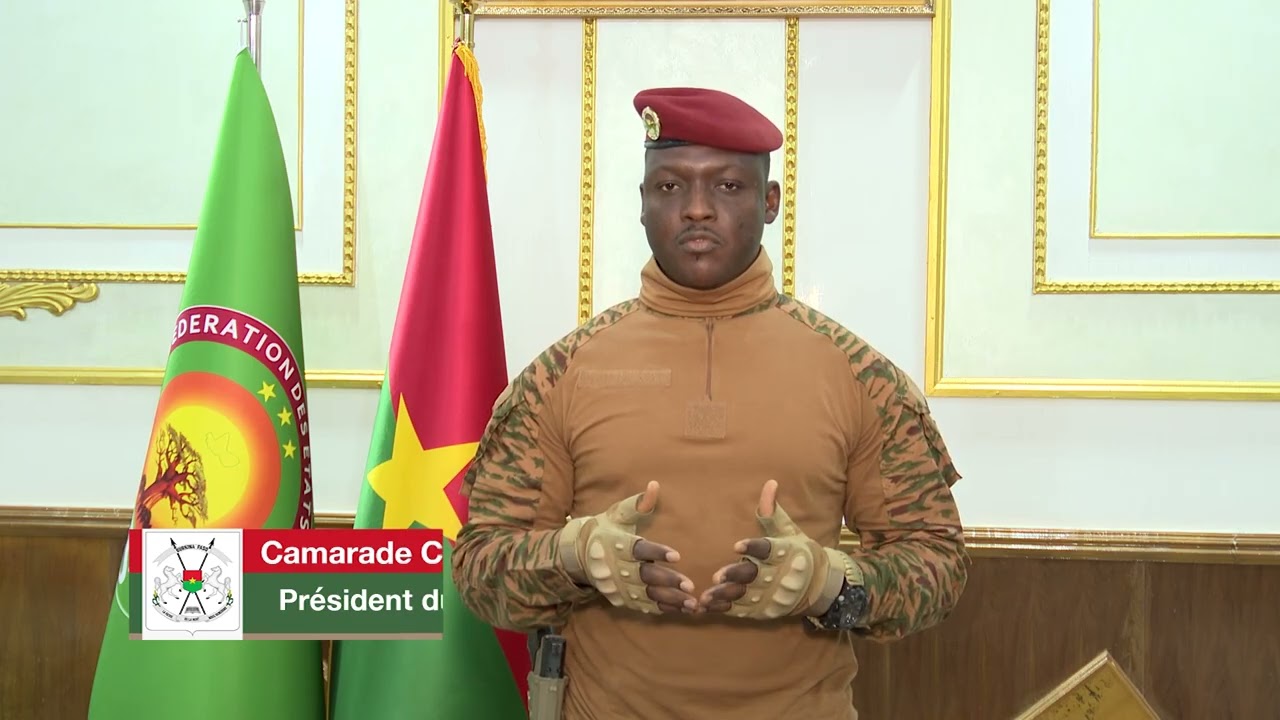 Message du Capitaine Ibrahim TRAORE, Président du Faso, Chef de l’État aux nouveaux bacheliers pour l’immersion patriotique.