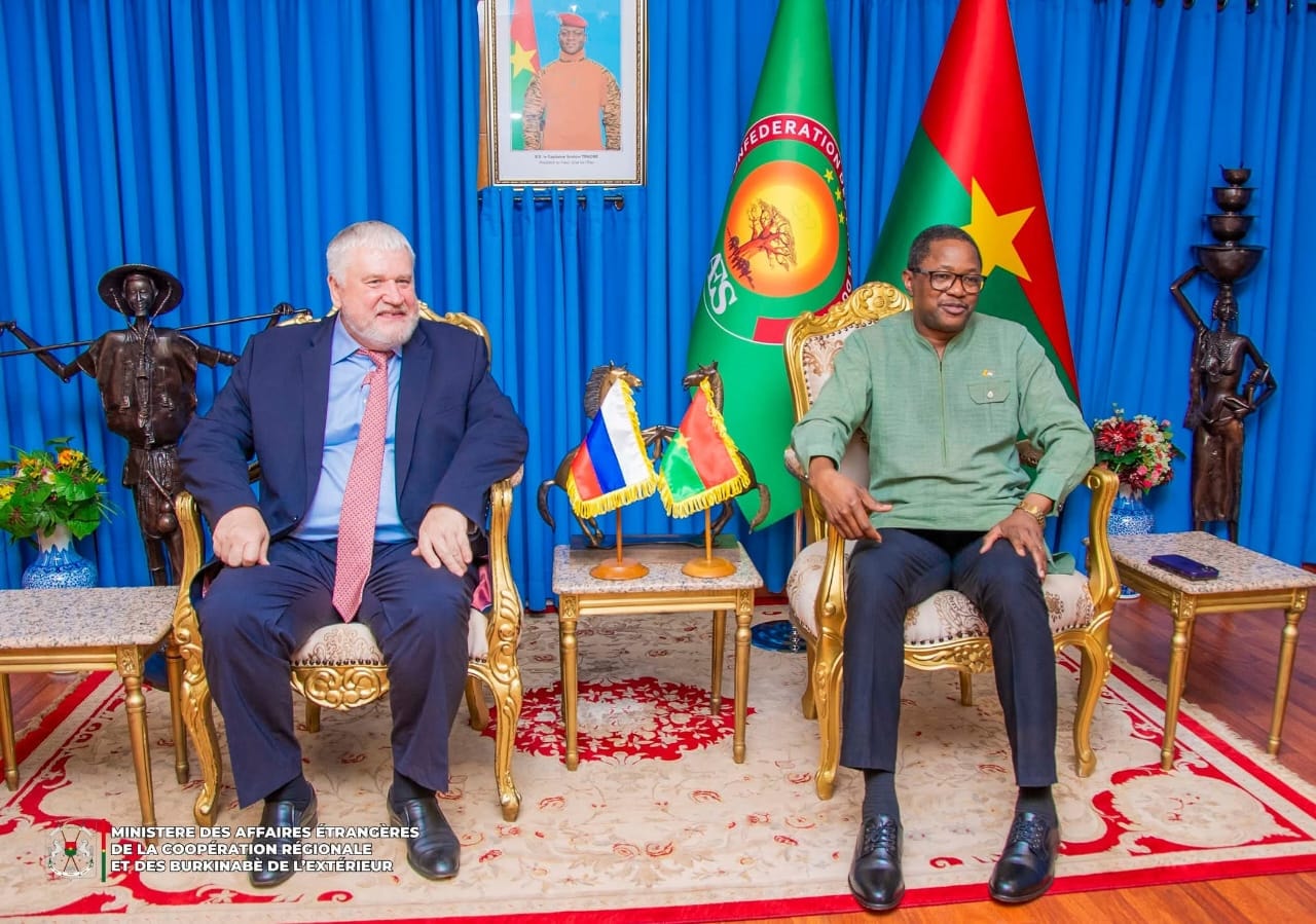 Coopération bilatérale : le Burkina Faso et la Fédération de Russie engagés à renforcer le cadre juridique de leurs relations