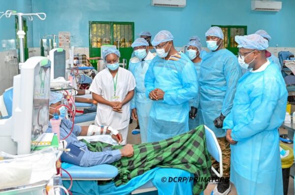 𝐒𝐚𝐧𝐭é : 𝐥𝐞 𝐏𝐫𝐞𝐦𝐢𝐞𝐫 𝐦𝐢𝐧𝐢𝐬𝐭𝐫𝐞 𝐬𝐚𝐭𝐢𝐬𝐟𝐚𝐢𝐭 𝐝𝐮 𝐟𝐨𝐧𝐜𝐭𝐢𝐨𝐧𝐧𝐞𝐦𝐞𝐧𝐭 𝐝𝐮 𝐜𝐞𝐧𝐭𝐫𝐞 𝐝’𝐡é𝐦𝐨𝐝𝐢𝐚𝐥𝐲𝐬𝐞 𝐝𝐞 𝐓𝐞𝐧𝐤𝐨𝐝𝐨𝐠𝐨