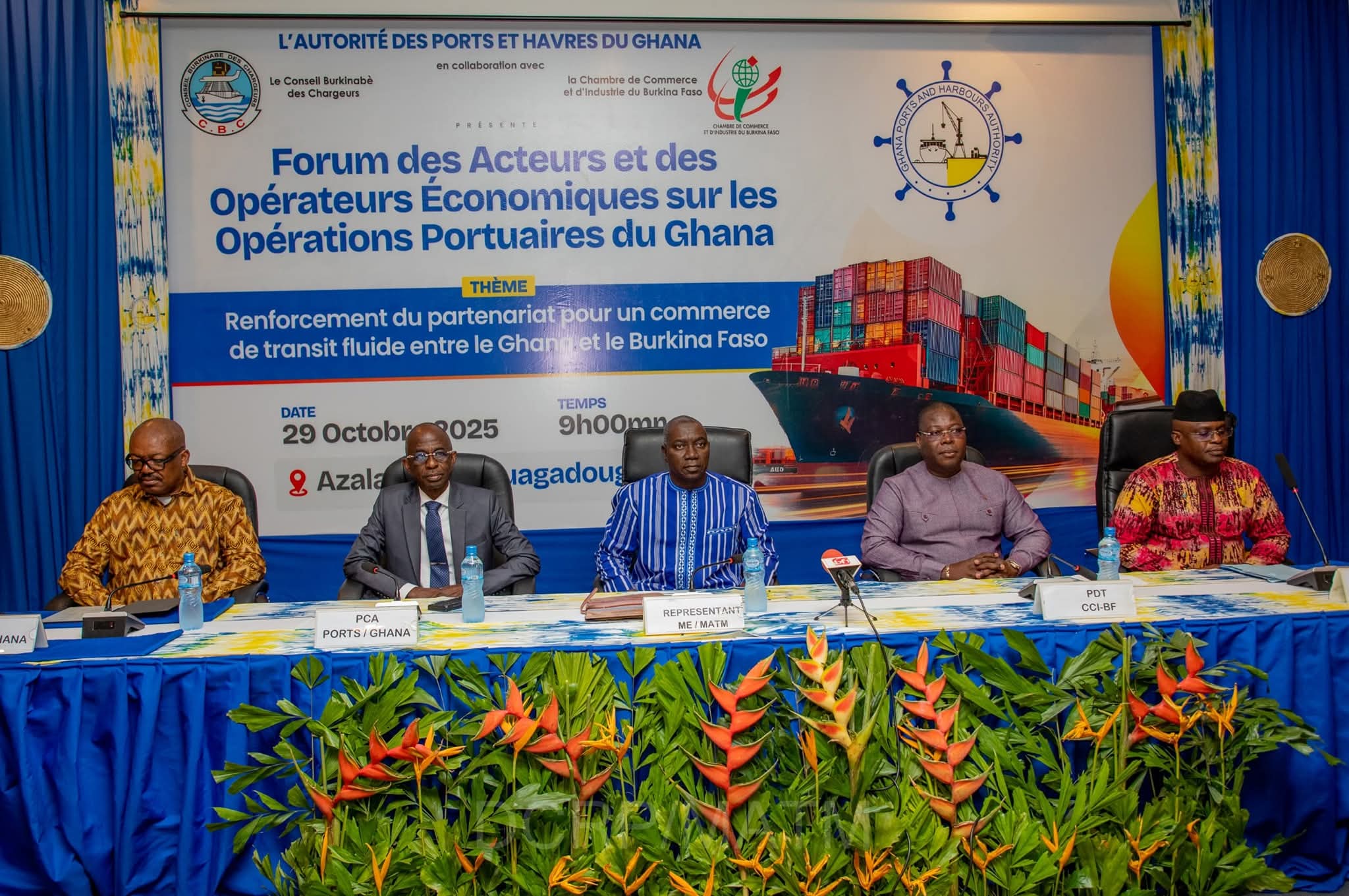 Coopération portuaire Burkina Faso-Ghana : Un forum pour dynamiser le transit
