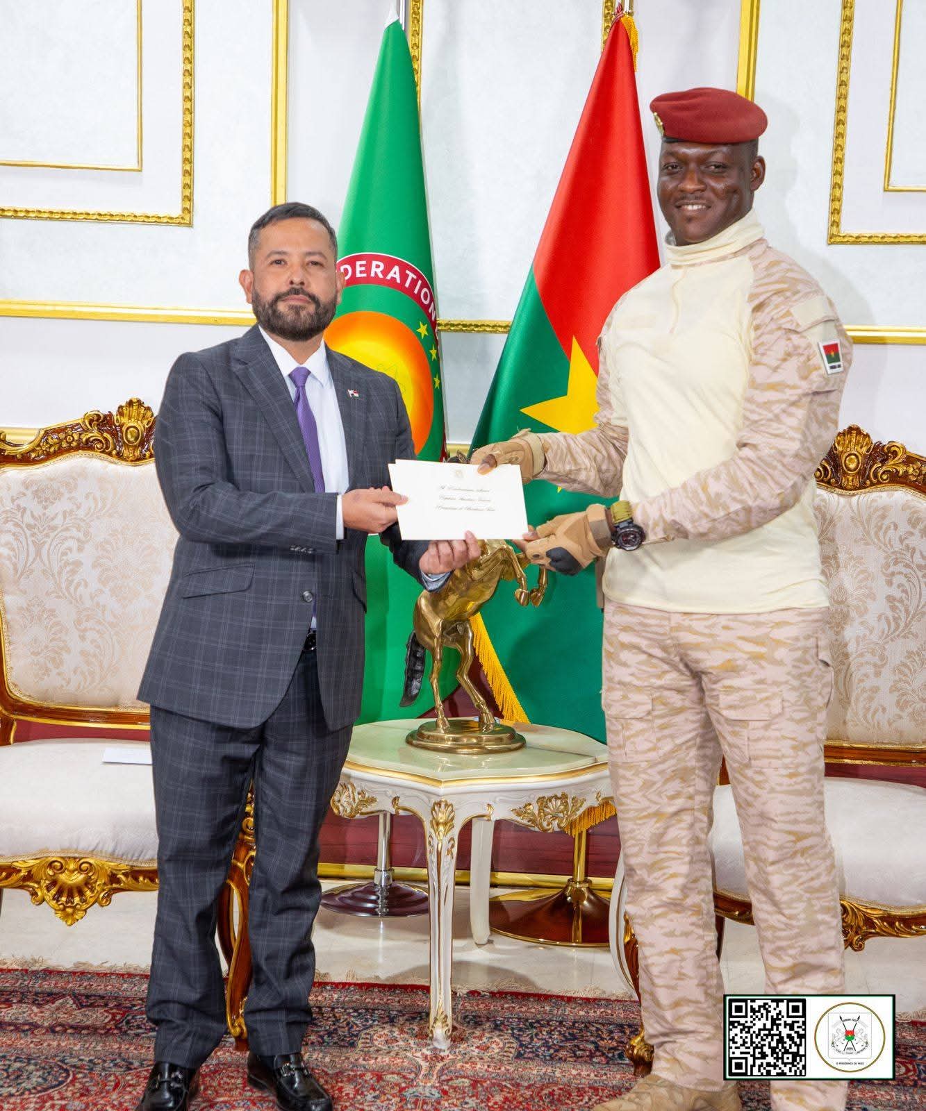 PRÉSENTATION DE LETTRES DE CRÉANCE