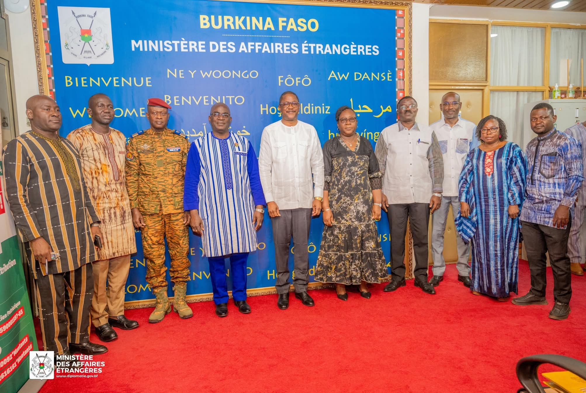 Confédération des Etats du Sahel : le Président de la Commission nationale et le ministre des Affaires étrangères se concertent en vue d’assurer un succès au mandat du Burkina Faso à la tête de l’organisation confédérale.
