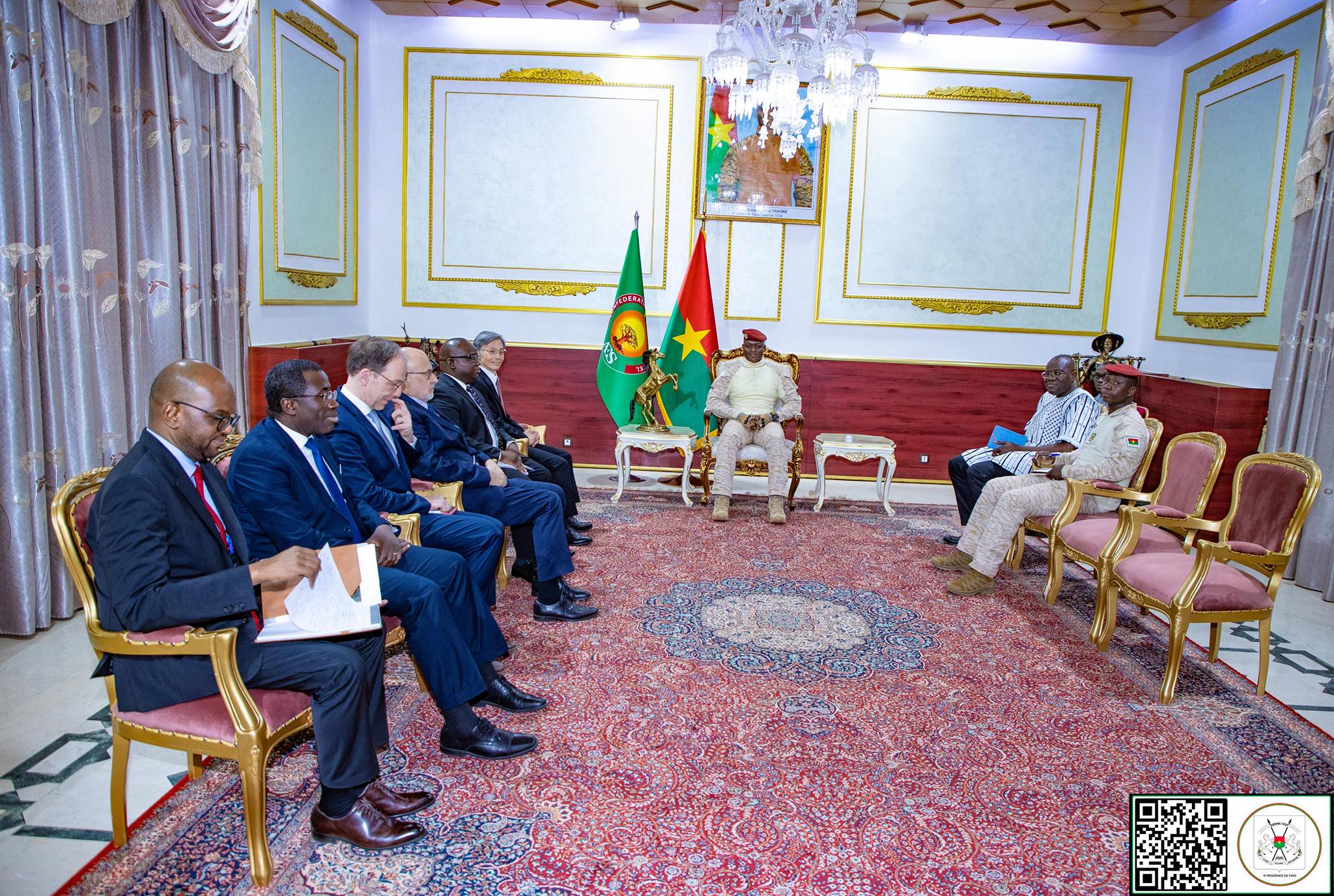 AUDIENCE DU PRÉSIDENT DU FASO : Le FMI note des avancées remarquables dans le secteur de l’économie