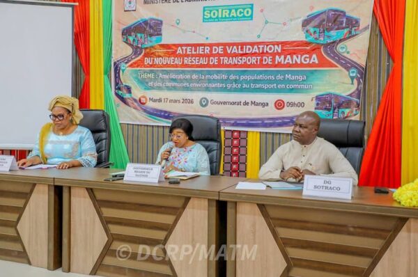 Mobilité urbaine à Manga : 3 lignes du réseau de bus SOTRACO validées