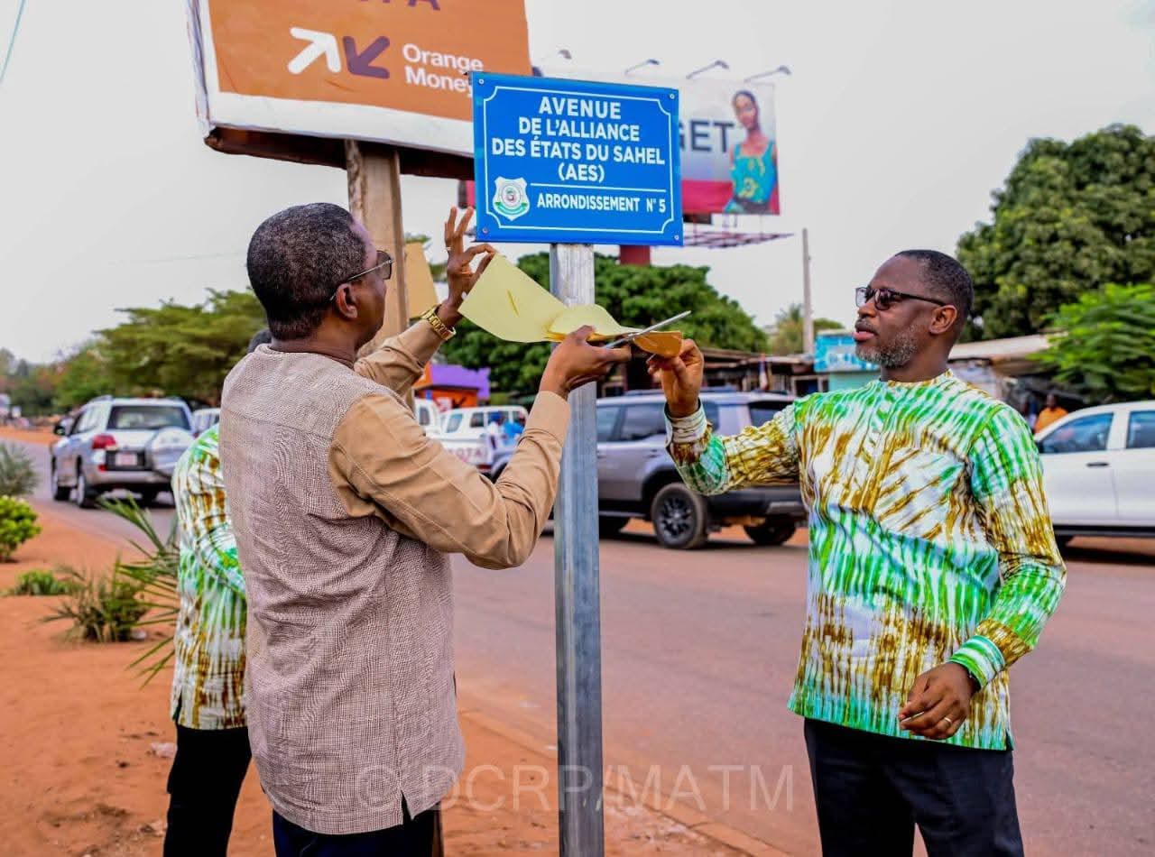 Commune de Bobo-Dioulasso :  « L’Avenue Châlons-en-Champagne » devient « Avenue de l&rsquo;Alliance des Etats du Sahel (AES) »