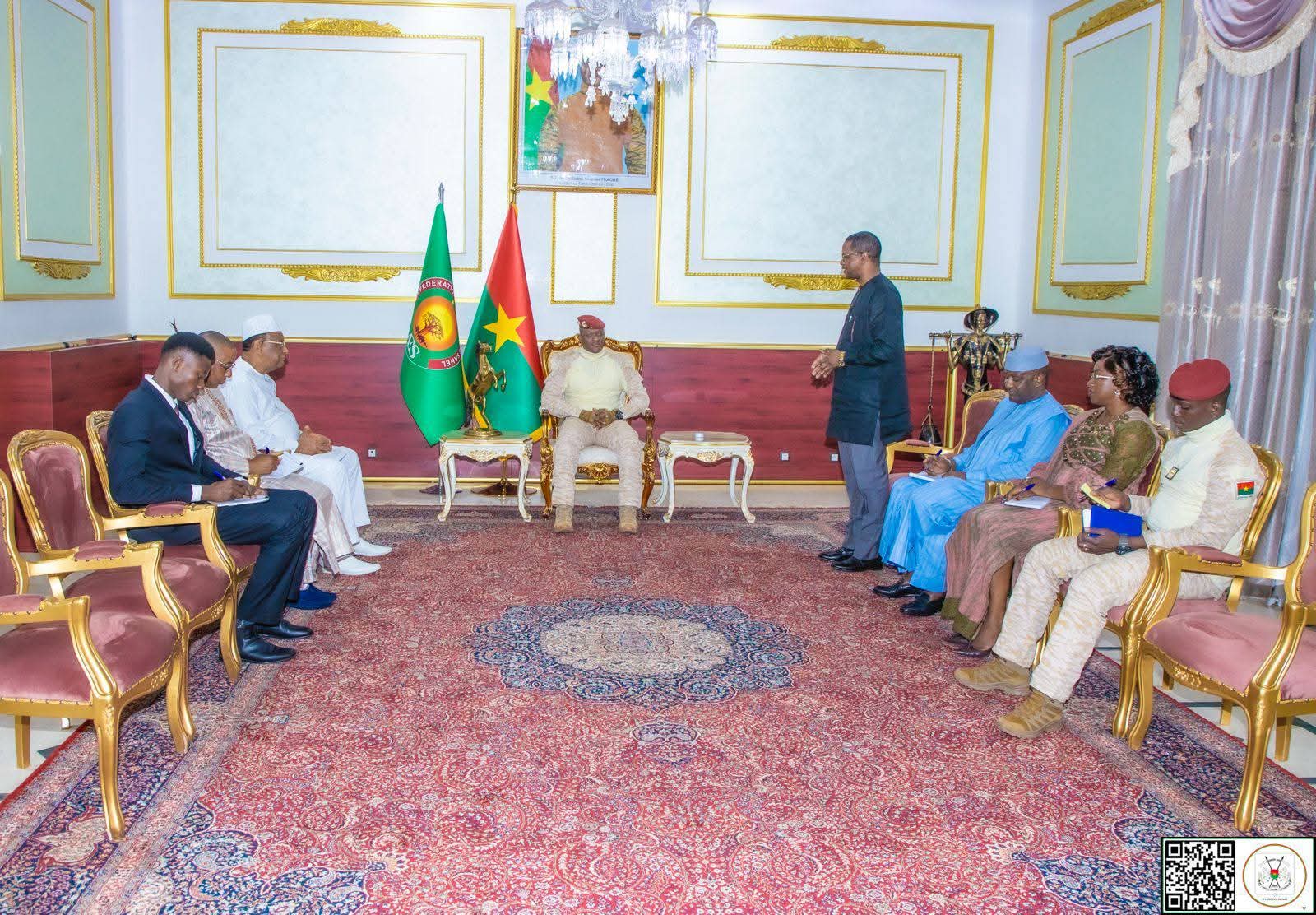 AUDIENCE DU PRÉSIDENT DU FASO