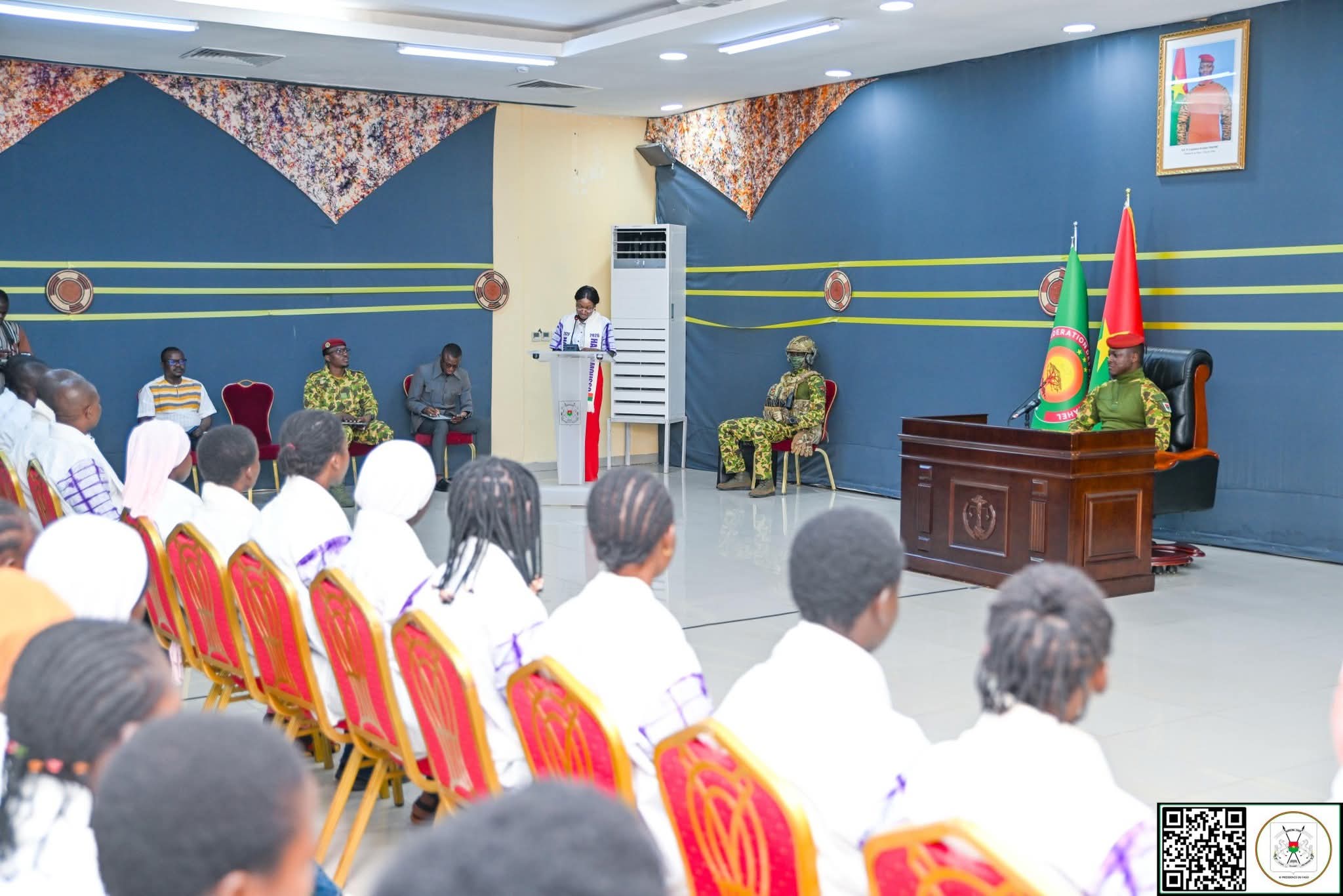 AUDIENCE DU PRÉSIDENT DU FASO : « Jour de rentrée » à Koulouba pour les lauréates du concours « HAKILI Mousso »